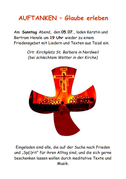 Quelle: röm. kath. Kirchengemeinde An der Elz